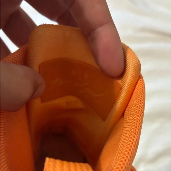 Size 8 - Nike Air Fear Of God 1 Orange Pulse Good Condition No Box - Picture 13 of 14